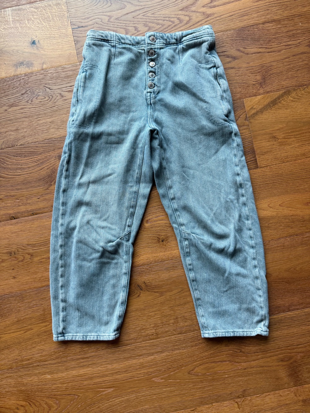 We The Free Women's Barrel Jeans in Spearmint size 26